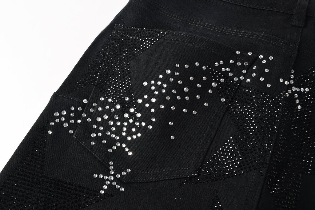 PURPLE Shorts Crystals 5117