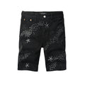 PURPLE Shorts Crystals 5117