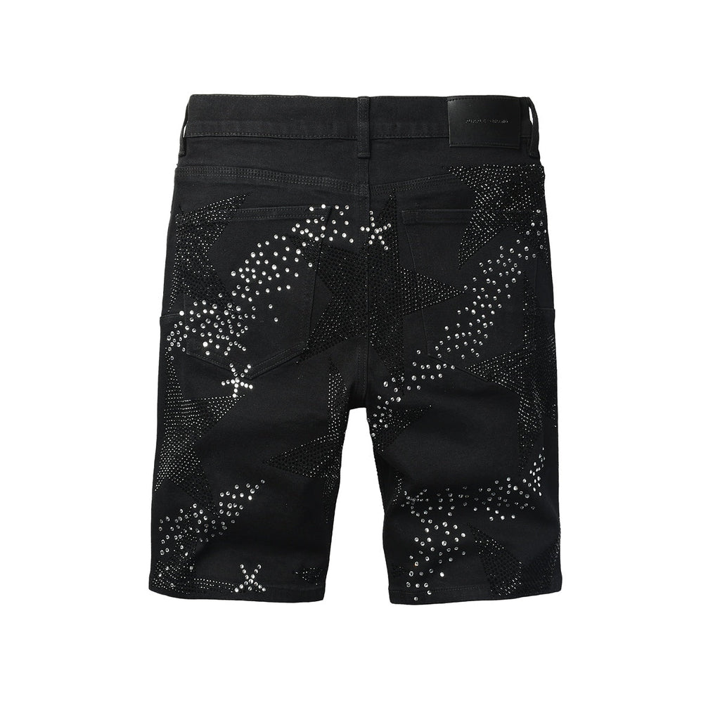 PURPLE Shorts Crystals 5117