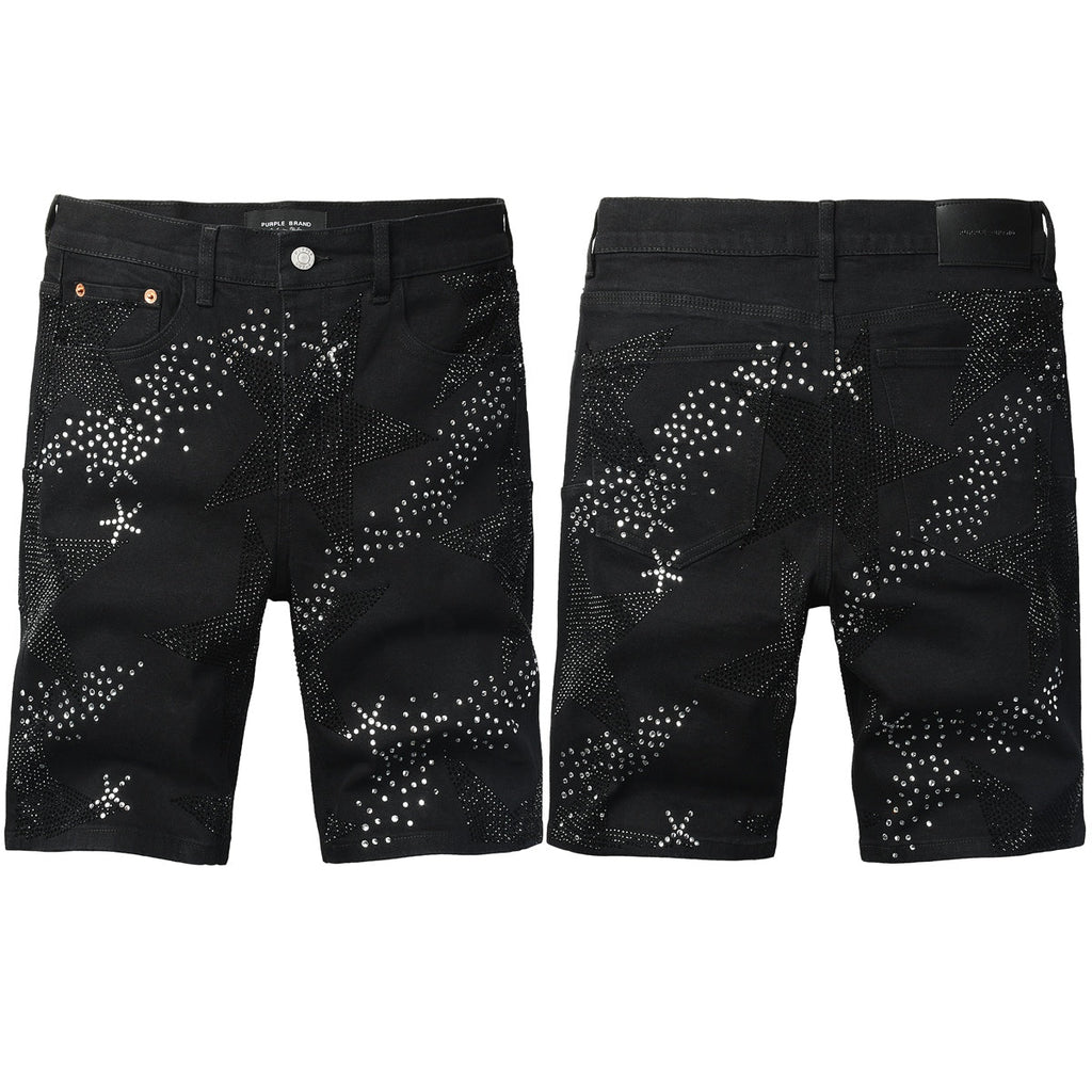 PURPLE Shorts Crystals 5117