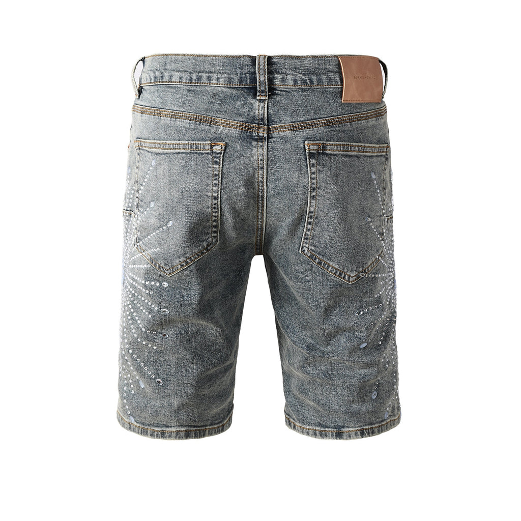 PURPLE Shorts Crystals 5093