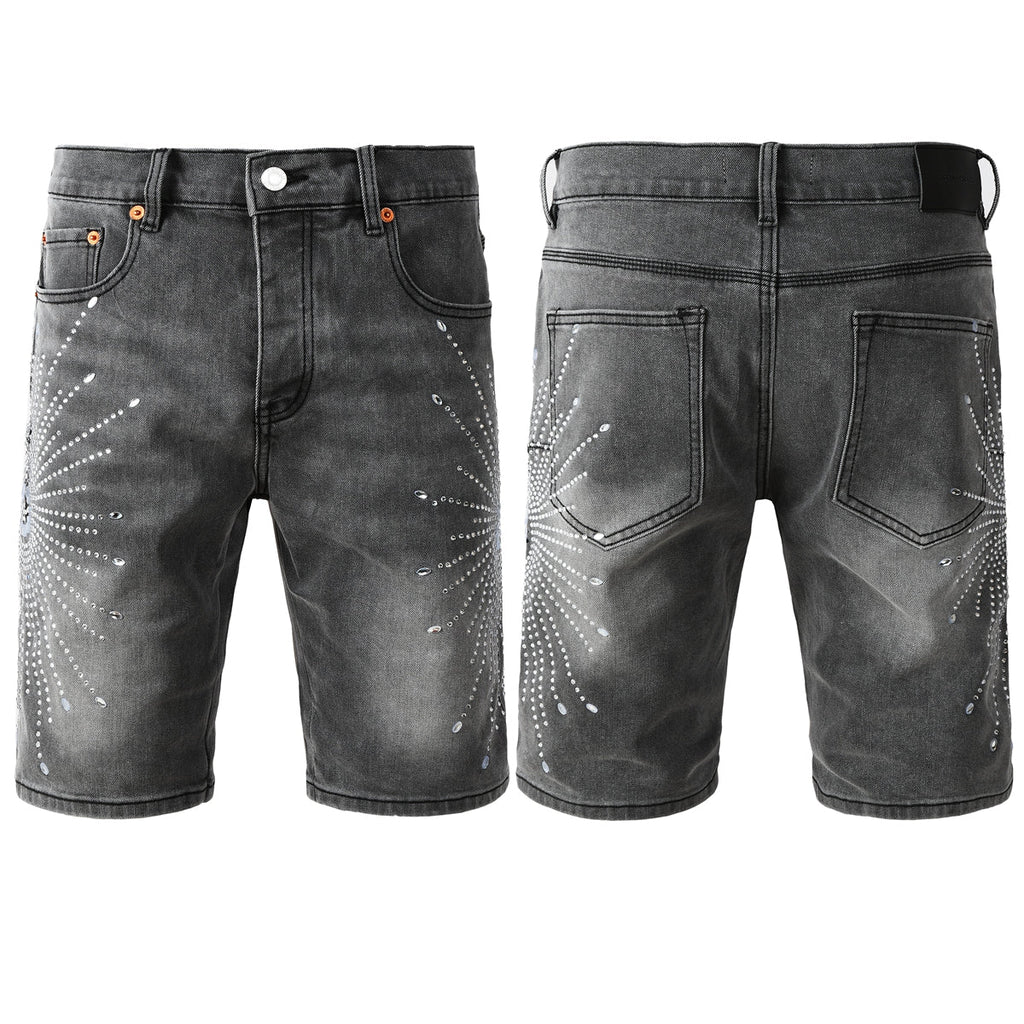 PURPLE Shorts Crystals 5094