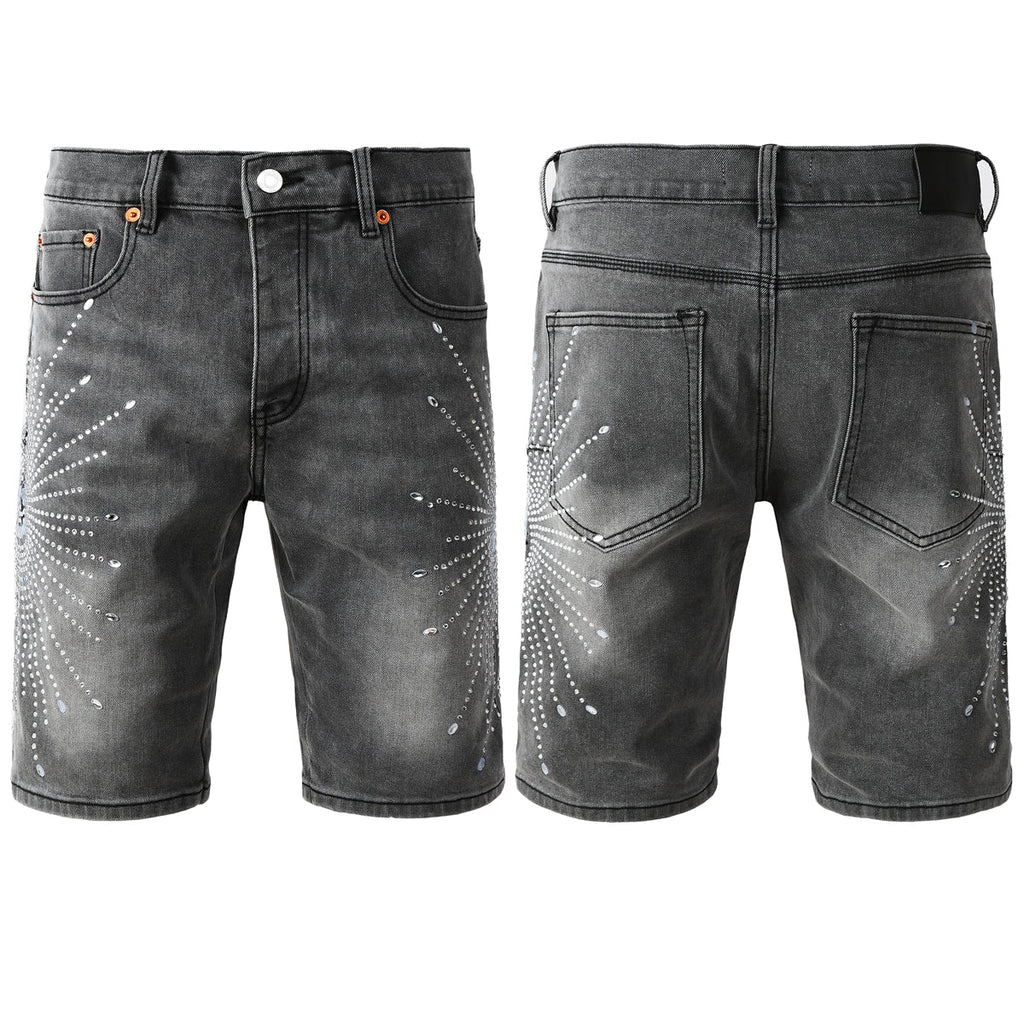 PURPLE Shorts Crystals 5094