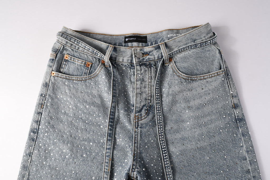 PURPLE Shorts Crystals 5096