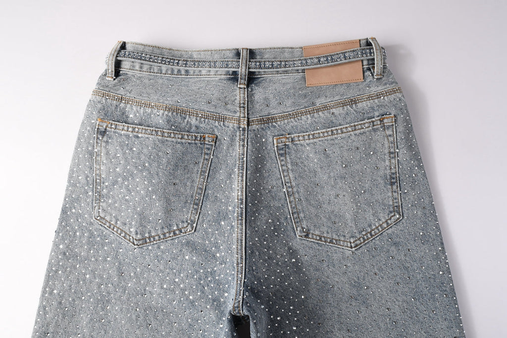 PURPLE Shorts Crystals 5096