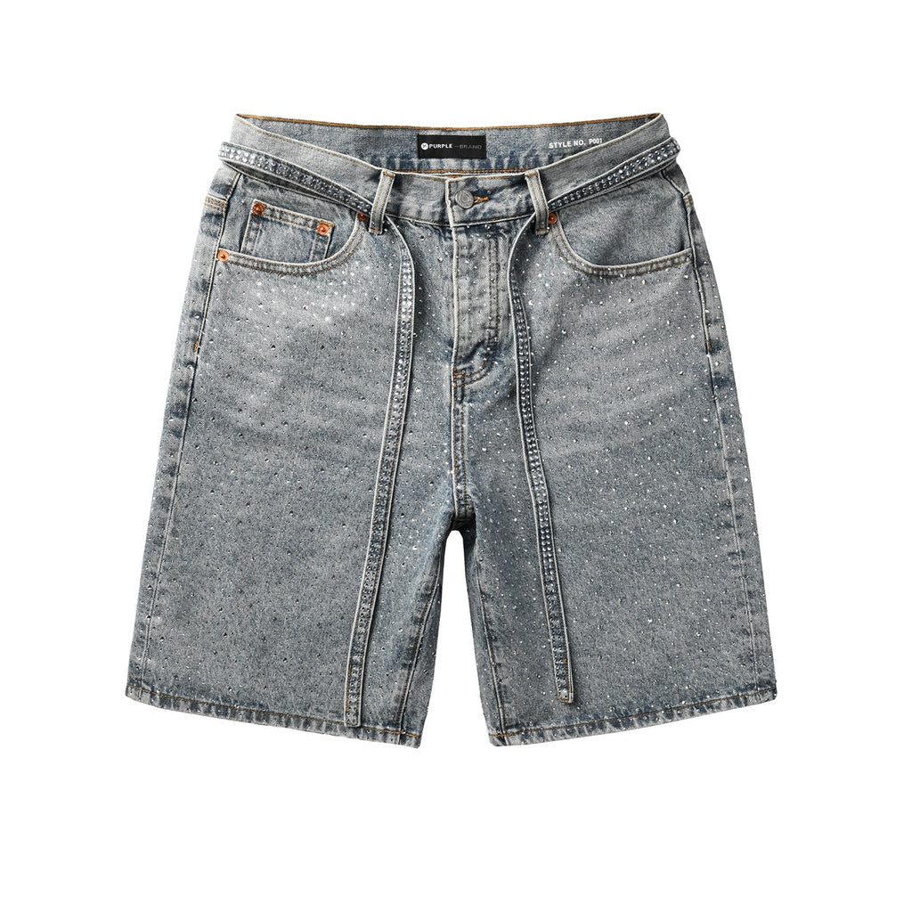 PURPLE Shorts Crystals 5096