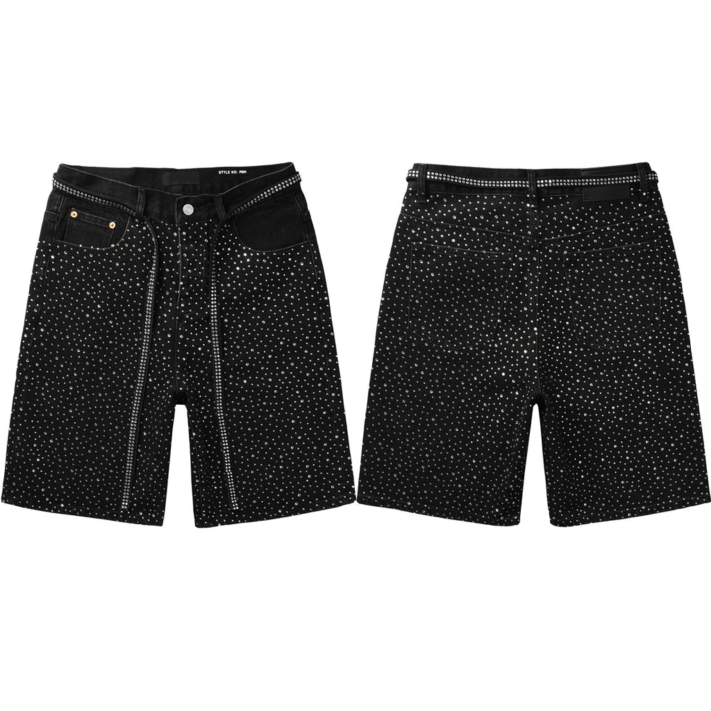 PURPLE Shorts Crystals 5095