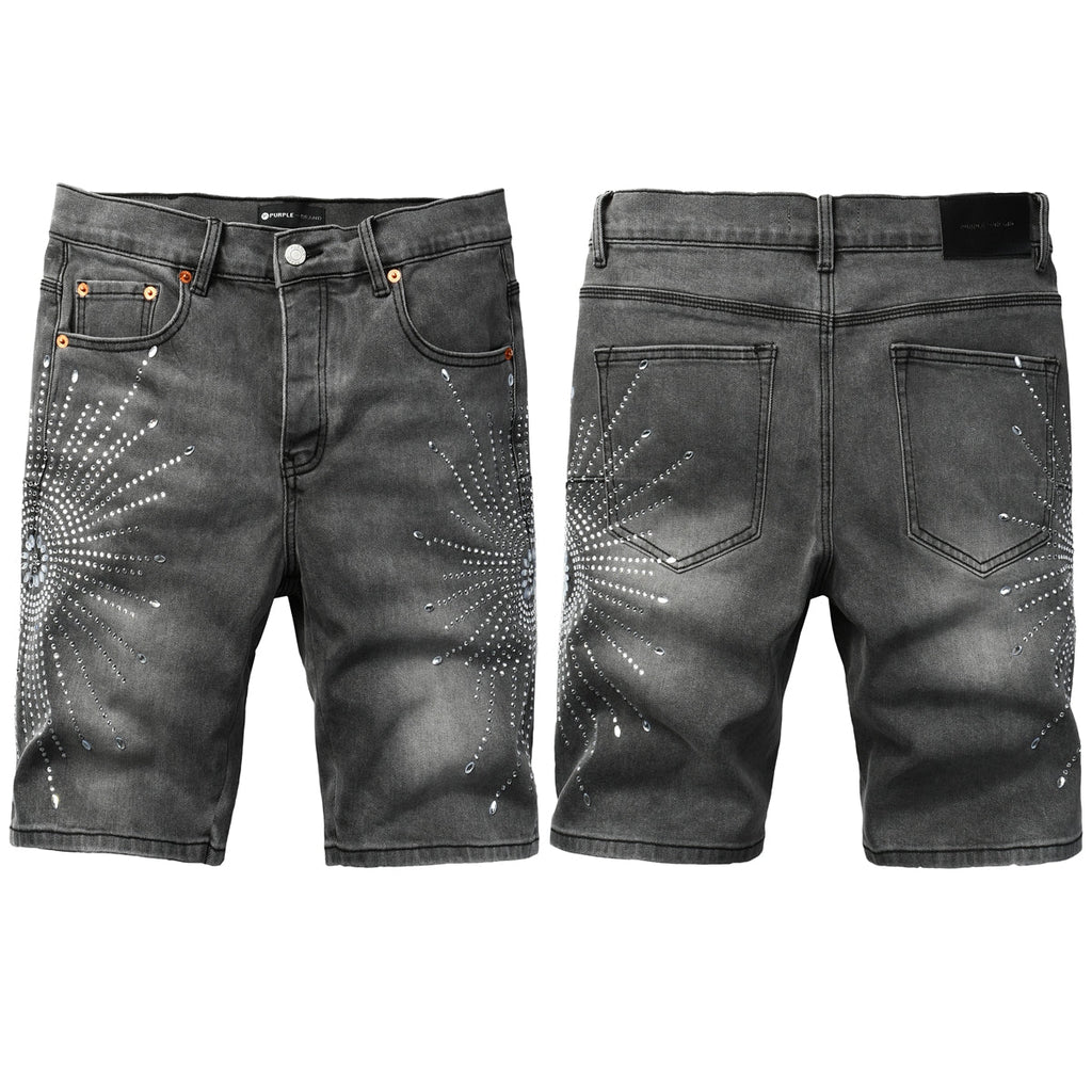 PURPLE Shorts Crystals 5094