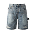 PURPLE Shorts Crystals 5097