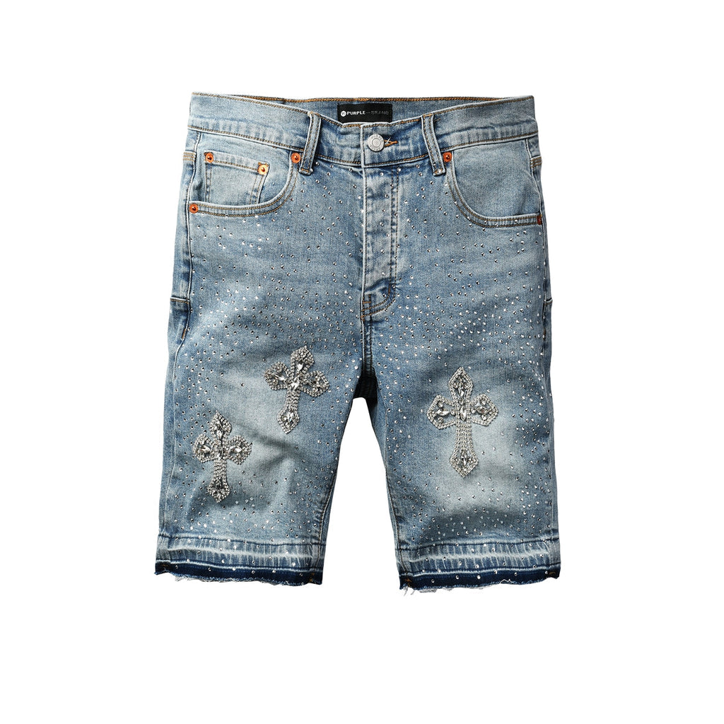 PURPLE Shorts Crystals 5098