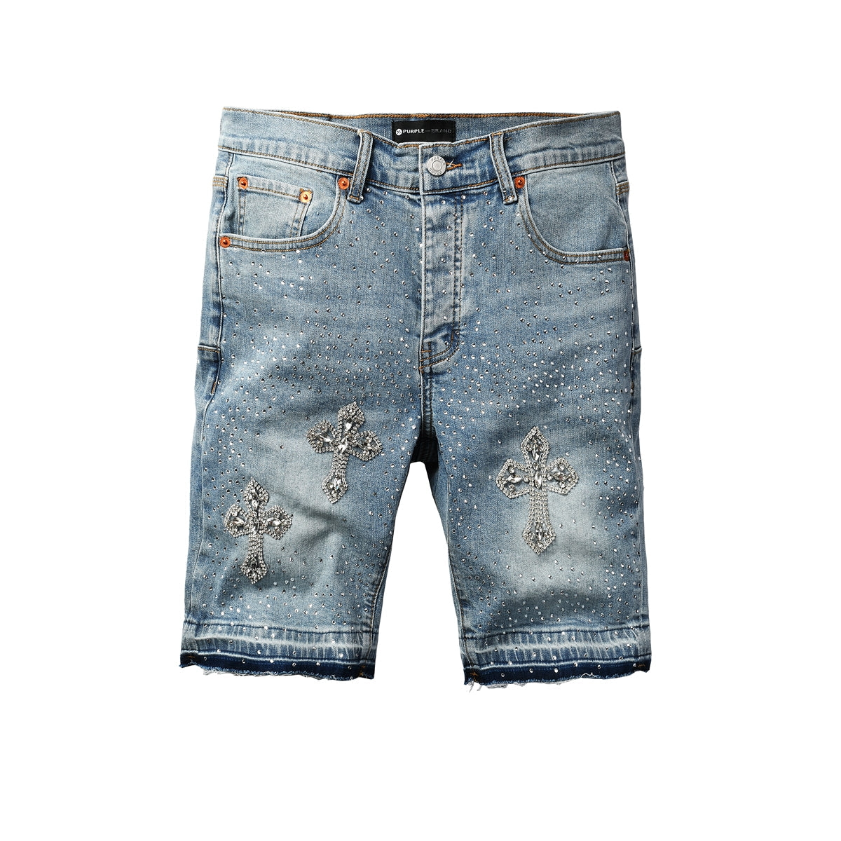 PURPLE Shorts Crystals 5098