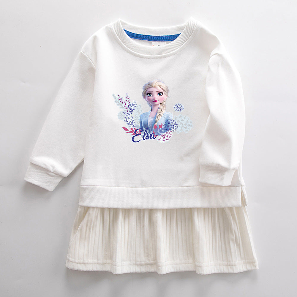 Elsa New Girl Party Toddler Princess Costume Mickey Mouse Dress For Casual Wear Holiday