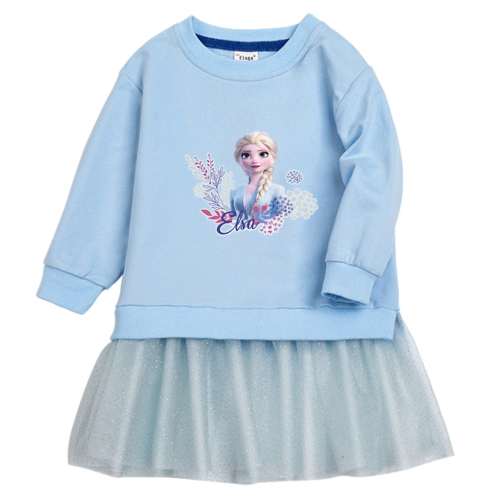 Elsa New Girl Party Toddler Princess Costume Mickey Mouse Dress For Casual Wear Holiday