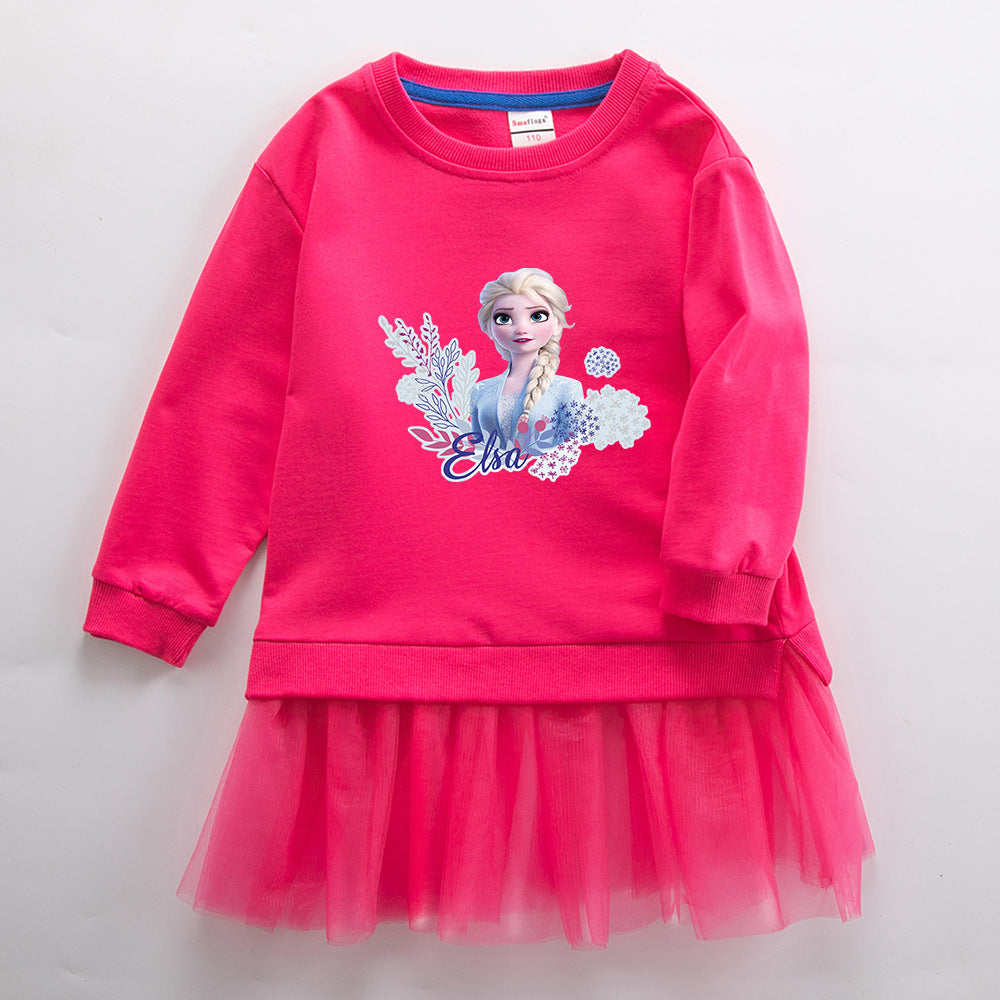 Elsa New Girl Party Toddler Princess Costume Mickey Mouse Dress For Casual Wear Holiday