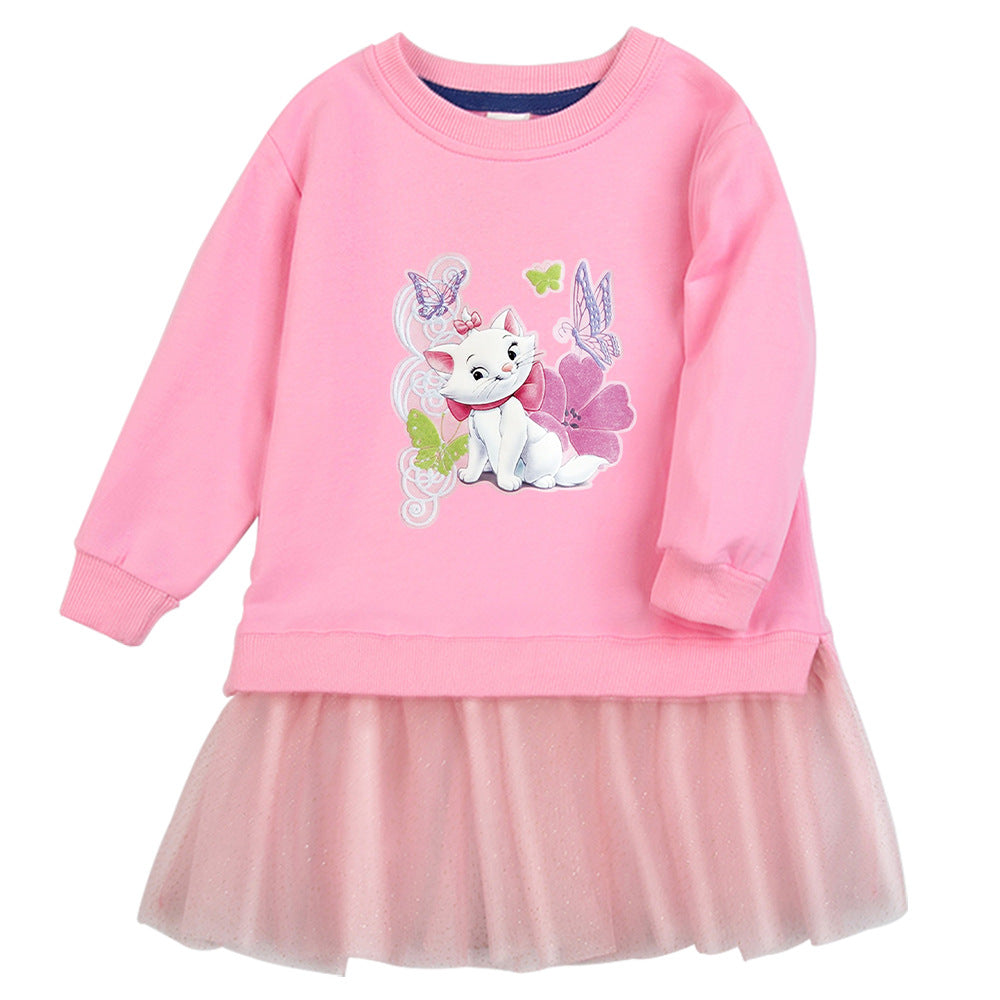 Marie Cat New Girl Party Toddler Princess Costume Mickey Mouse Dress For Casual Wear