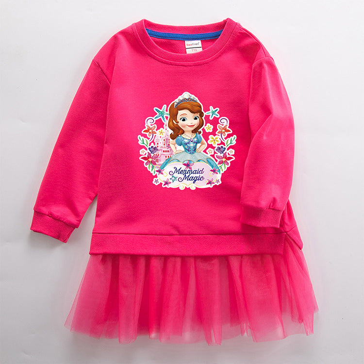 Sophia New Girl Party Toddler Princess Costume  Dress For Casual Wear