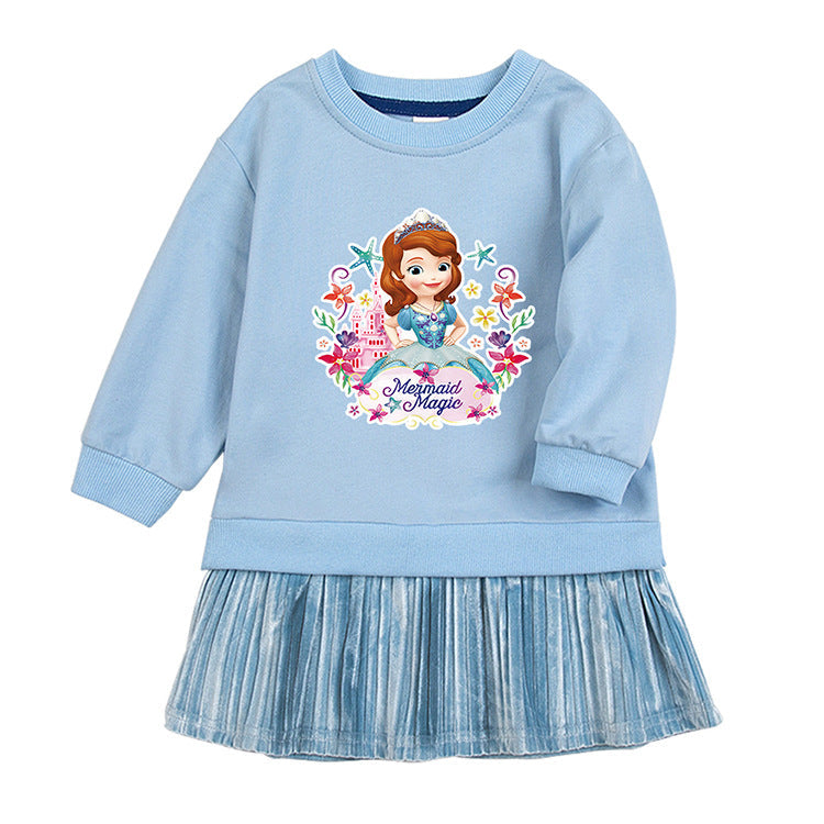 Sophia New Girl Party Toddler Princess Costume  Dress For Casual Wear