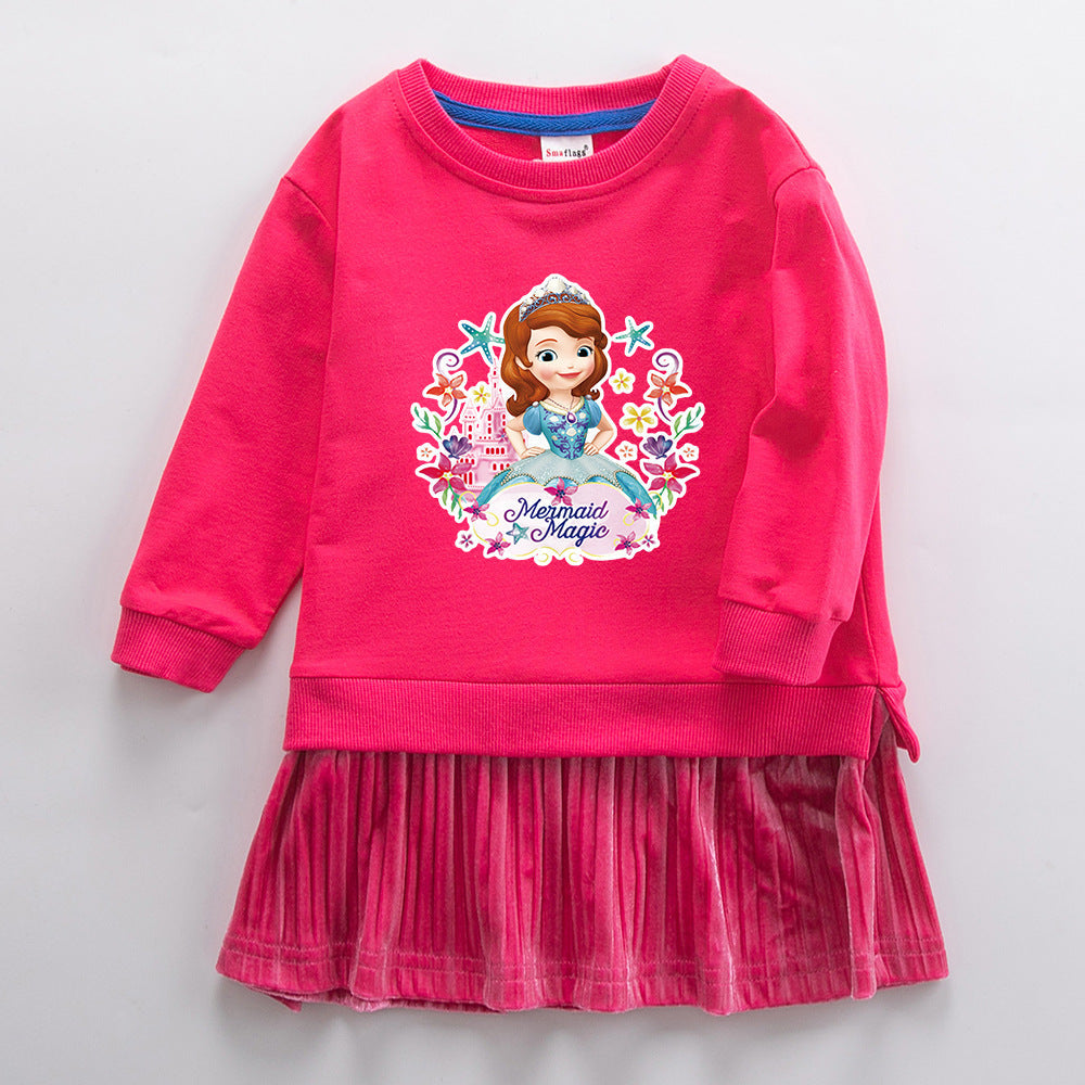 Sophia New Girl Party Toddler Princess Costume  Dress For Casual Wear