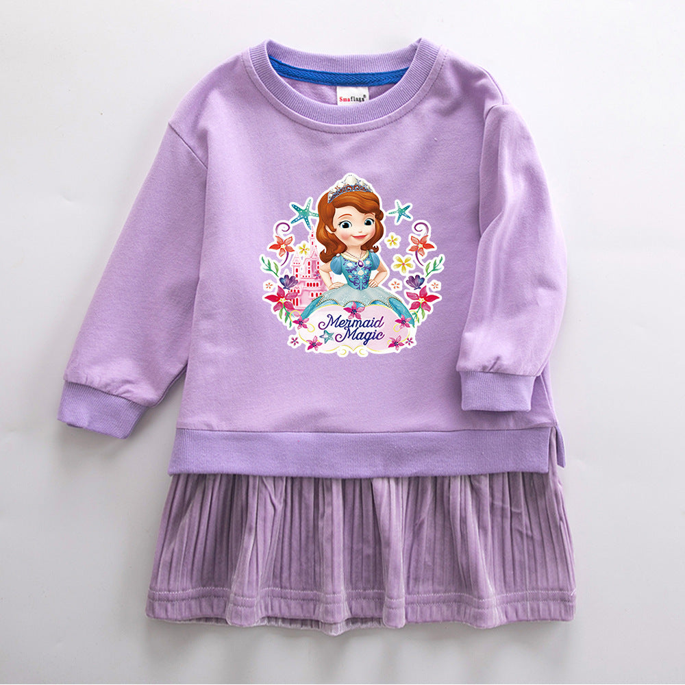 Sophia New Girl Party Toddler Princess Costume  Dress For Casual Wear