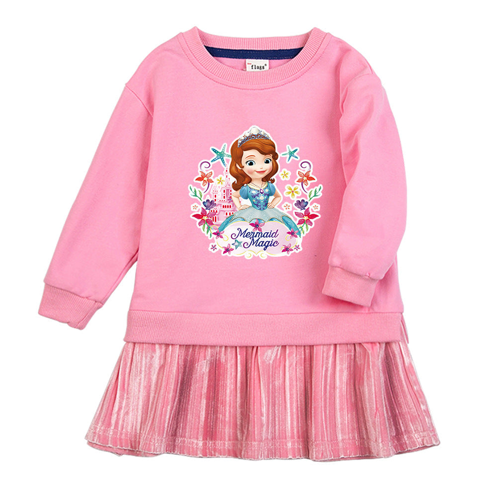Sophia New Girl Party Toddler Princess Costume  Dress For Casual Wear