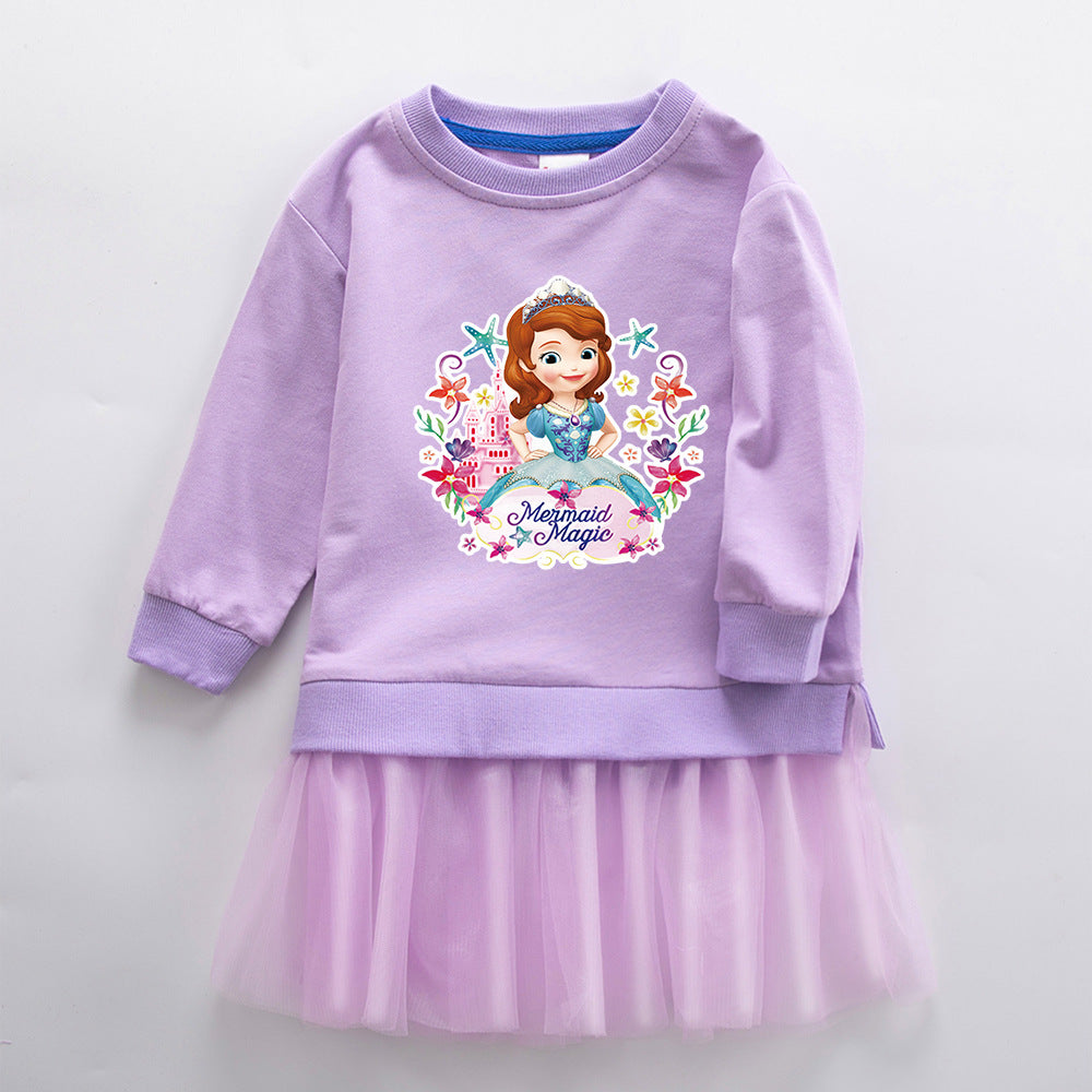 Sophia New Girl Party Toddler Princess Costume  Dress For Casual Wear