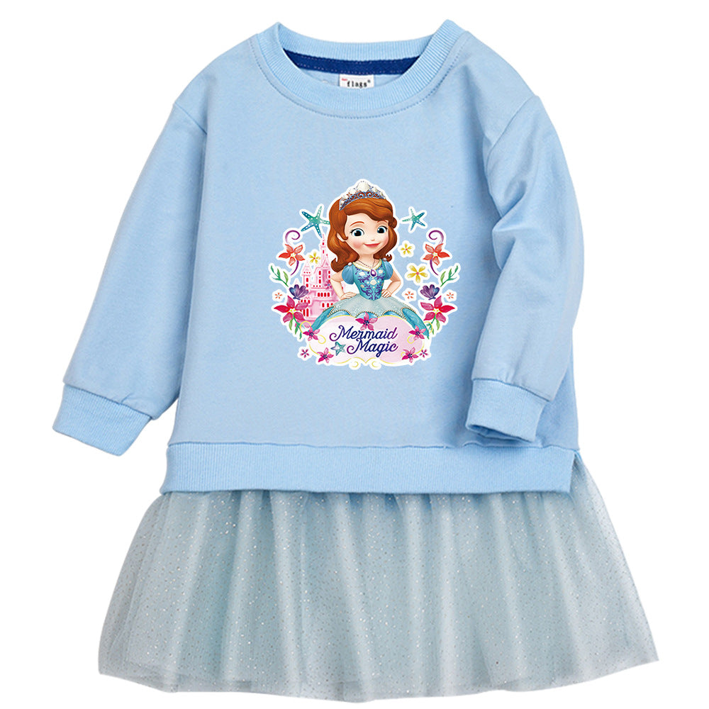Sophia New Girl Party Toddler Princess Costume  Dress For Casual Wear