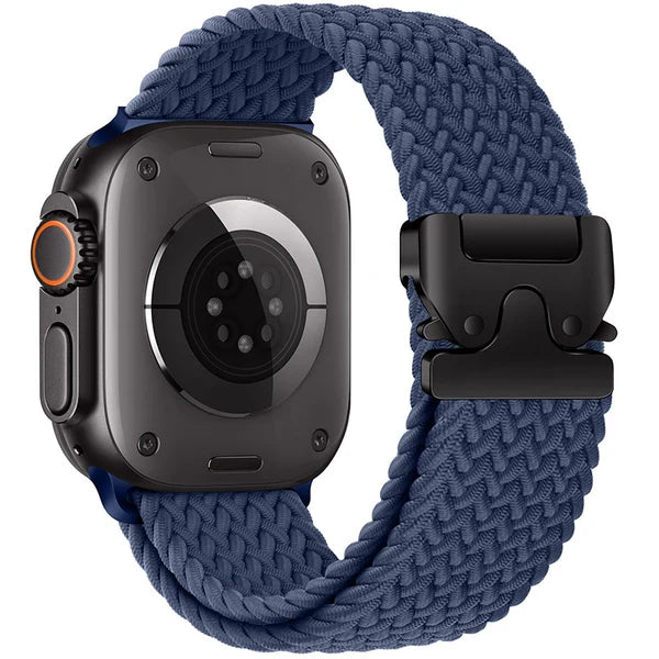 Elastic nylon parachute buckle watch strap