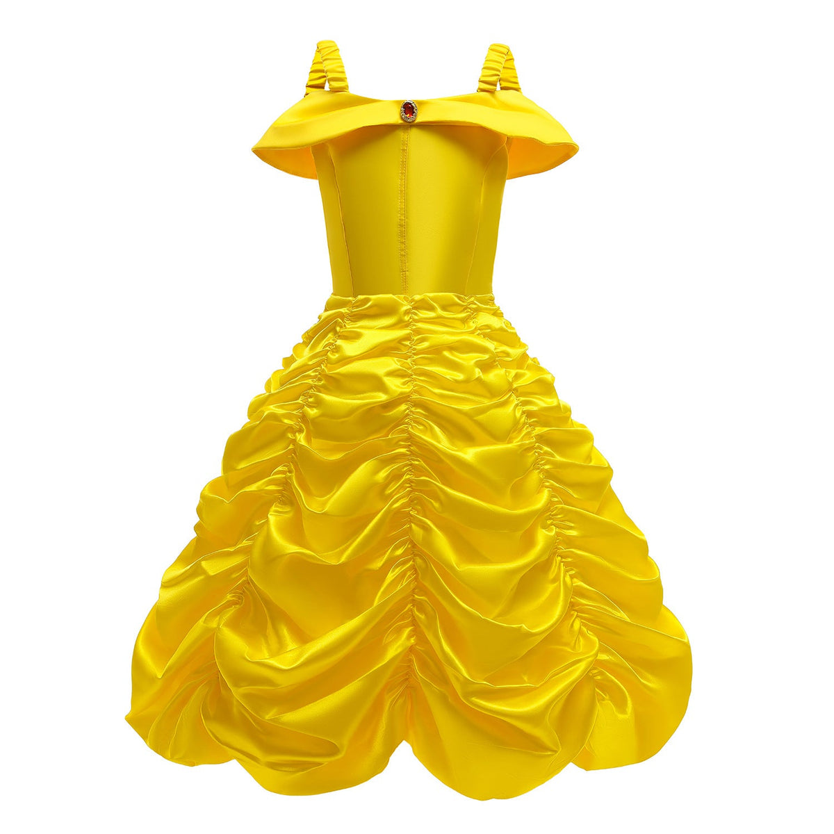 New Girl Costume Dresses Belle Lace Up Princess Cosplay Birthday Party Holiday Fancy