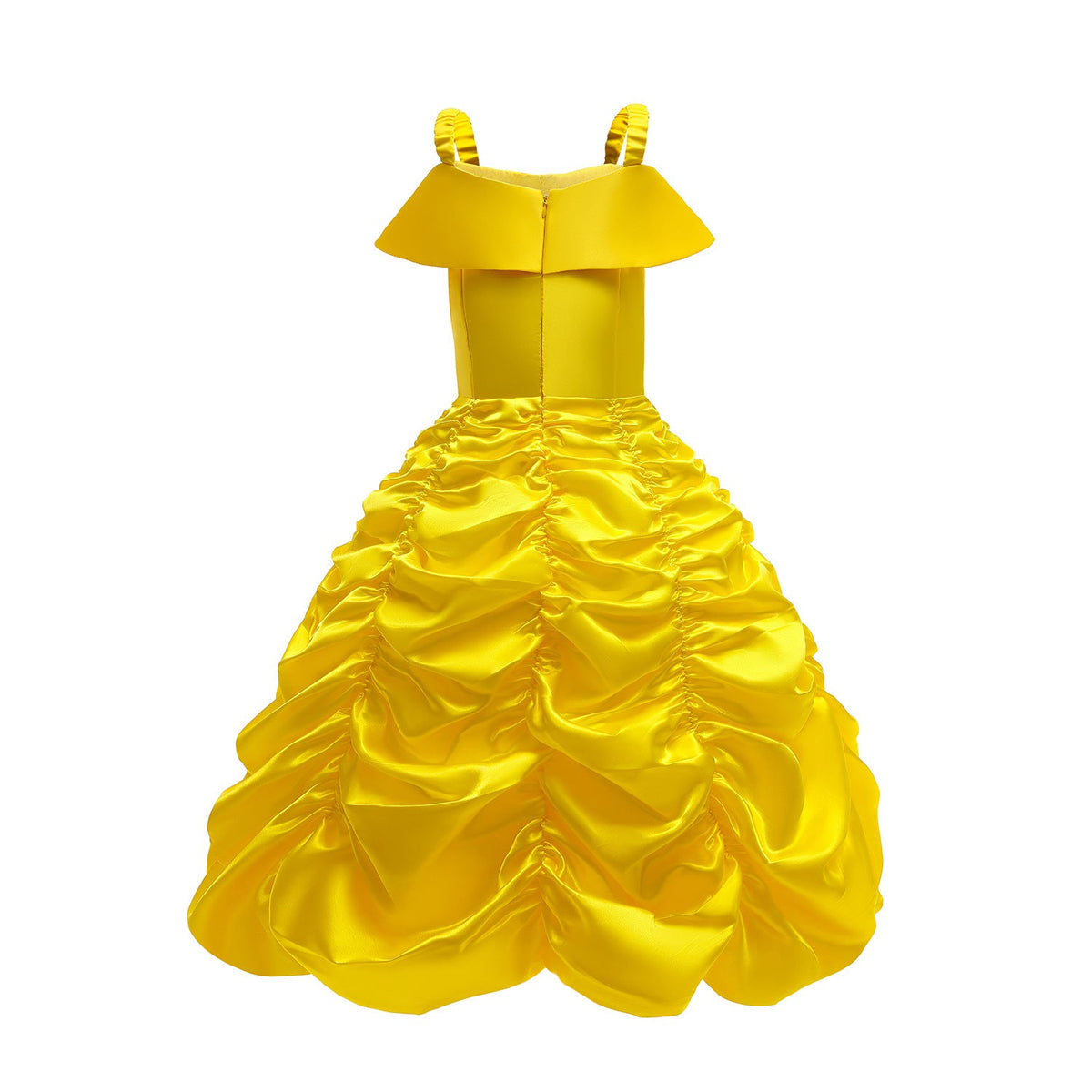 New Girl Costume Dresses Belle Lace Up Princess Cosplay Birthday Party Holiday Fancy