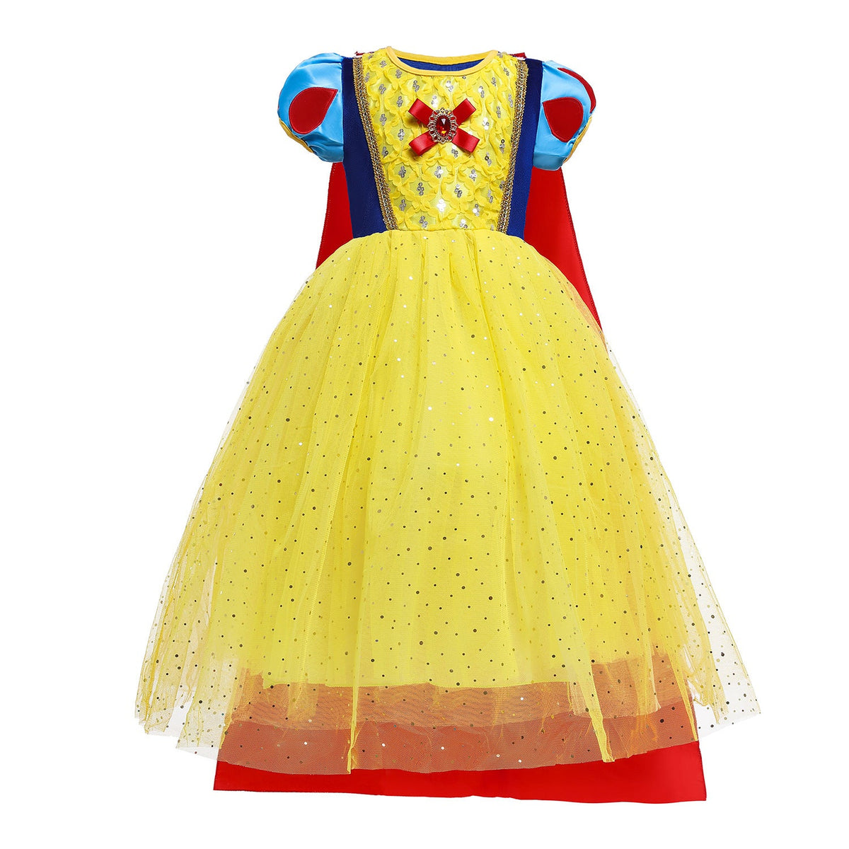 New Girl Costume Dresses Snow White Lace Up Princess Cosplay Party Holiday Birthday Fancy