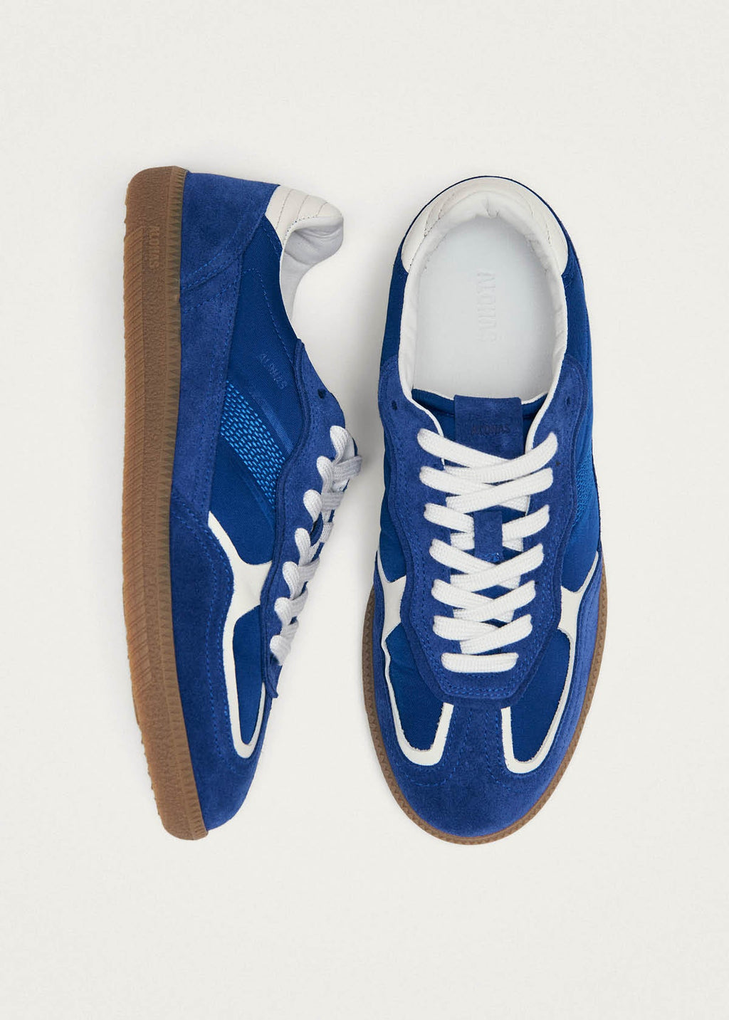 Tb.490 Rife Sheen Blue Leather Sneakers