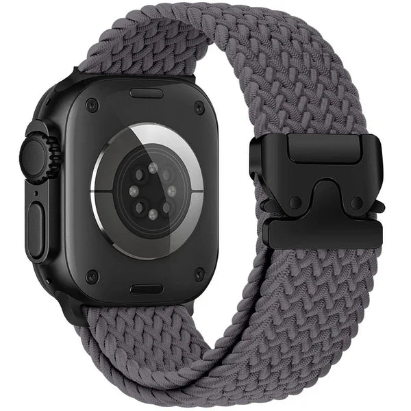 Elastic nylon parachute buckle watch strap