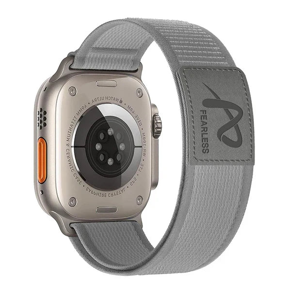 Leather Label Trail Loop Nylon Band