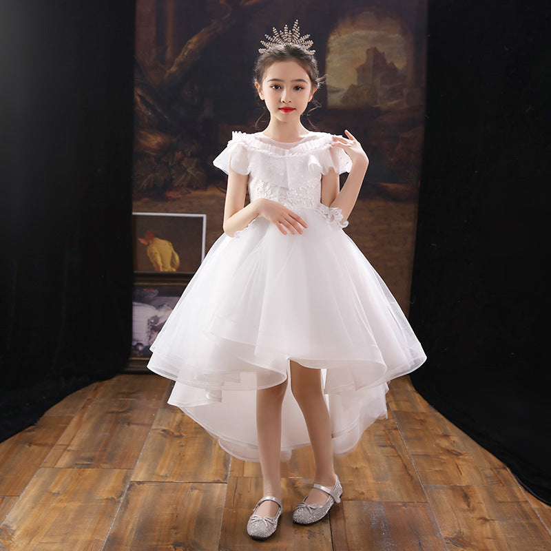 Wedding Dresses Trailing Flower Girl Dress  Birthday Holiday Wedding Dresses Trailing Princess Party