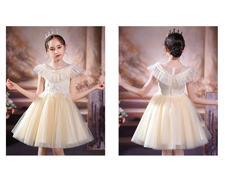 Flower Girl Dress Wedding Dress Sequins Princess Dress Birthday Costume Party Holiday