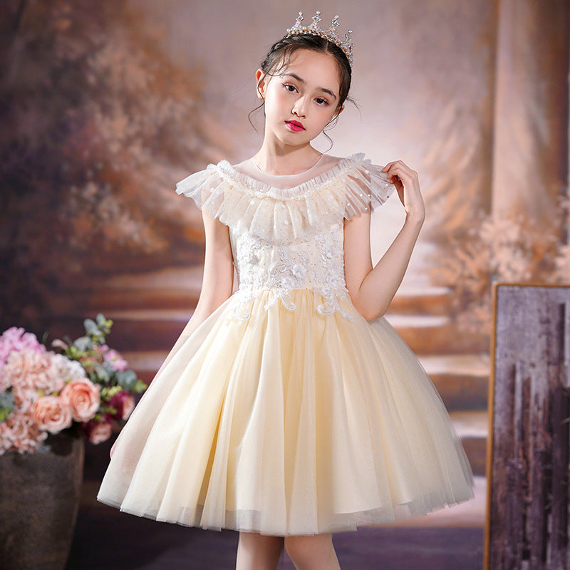 Flower Girl Dress Wedding Dress Sequins Princess Dress Birthday Costume Party Holiday