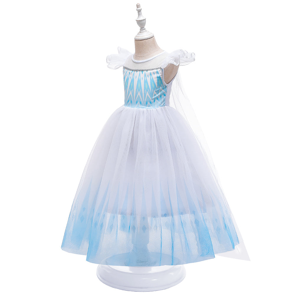 Frozen 2 Elsa Princess Girl Costume Dresses For Holiday Party