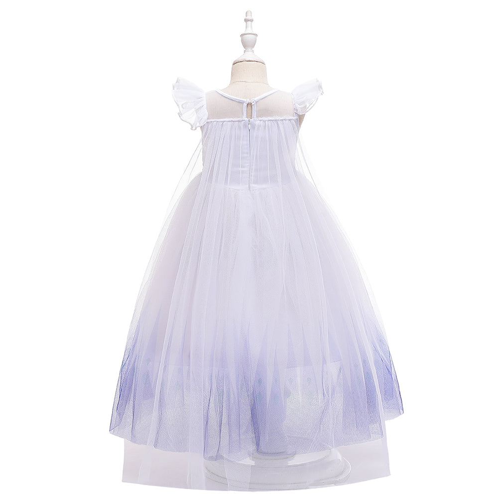 Frozen 2 Elsa Princess Girl Costume Dresses For Holiday Party
