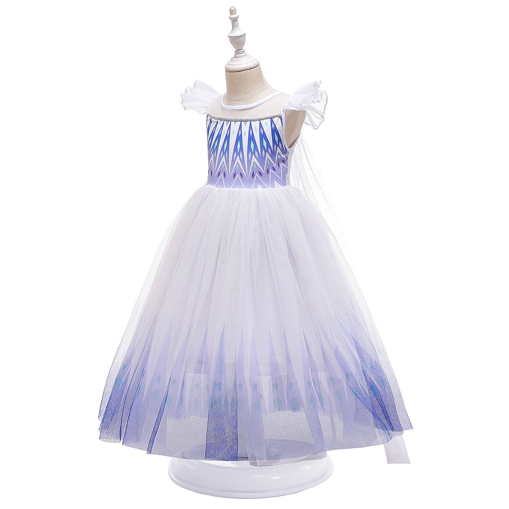 Frozen 2 Elsa Princess Girl Costume Dresses For Holiday Party