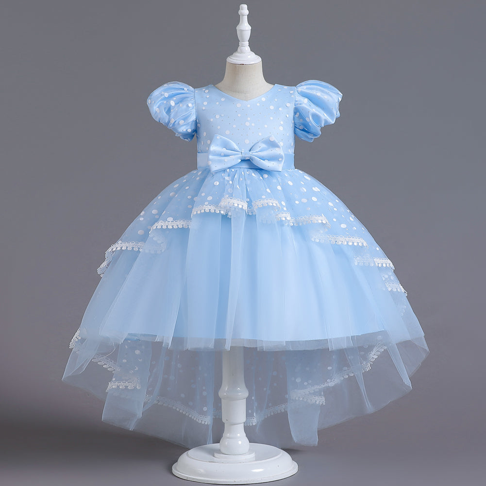 Flower Girl Dress  Birthday Princess Party Holiday Wedding Dresses Trailing