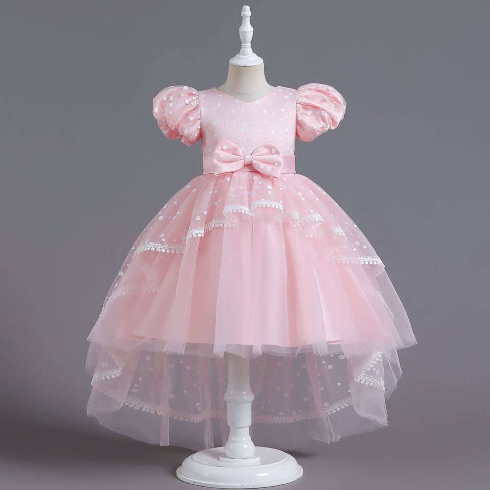 Flower Girl Dress  Birthday Princess Party Holiday Wedding Dresses Trailing
