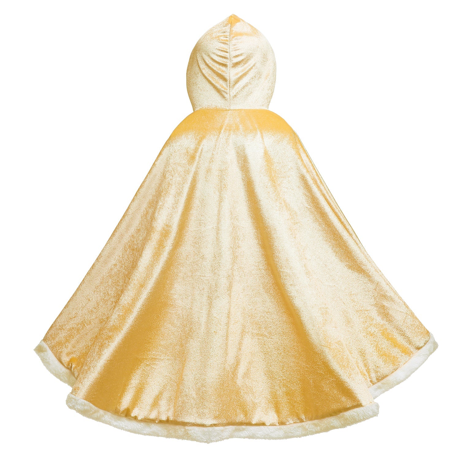 Frozen Fur Princess Hooded Cape Cloak Elsa costume for Girl Dress Up