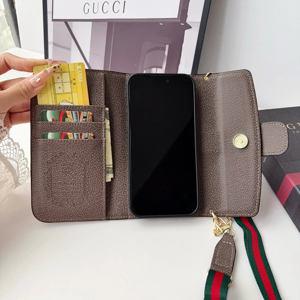 G Monogram Leather iPhone Case Bag