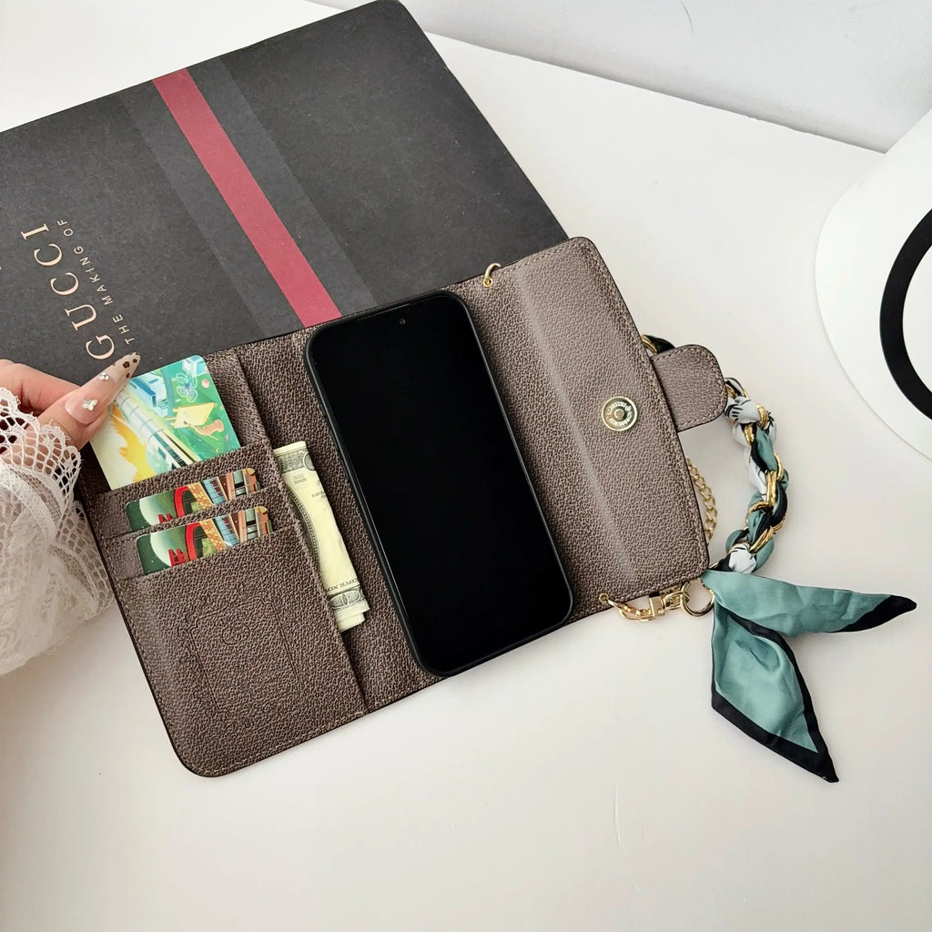 G Monogram Leather iPhone Case Bag