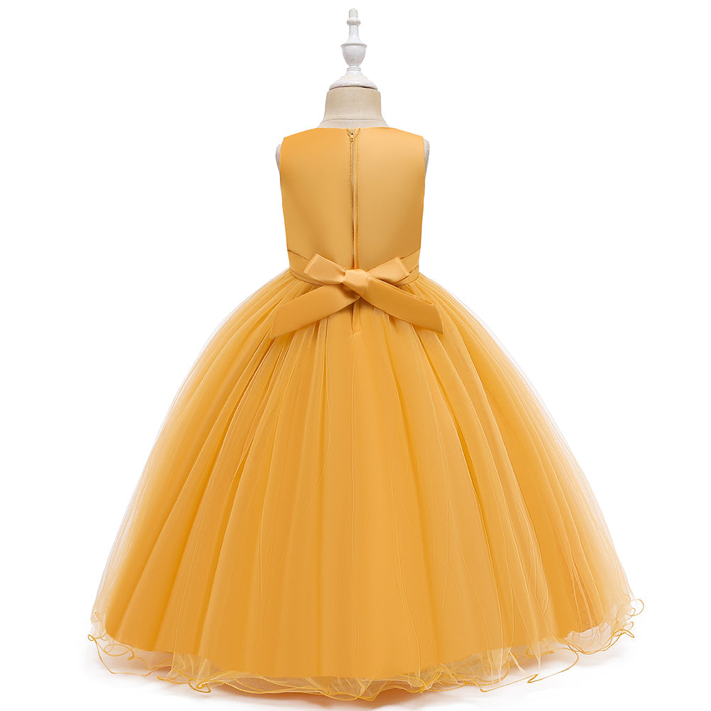 New Girls Full Length Ball Gown Dresses For Wedding Formal Holiday Party Bridesmaid