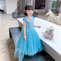 Frozen Princess Elsa Dress Birthday Girl Costume Dresses For Cosplay Party Holiday