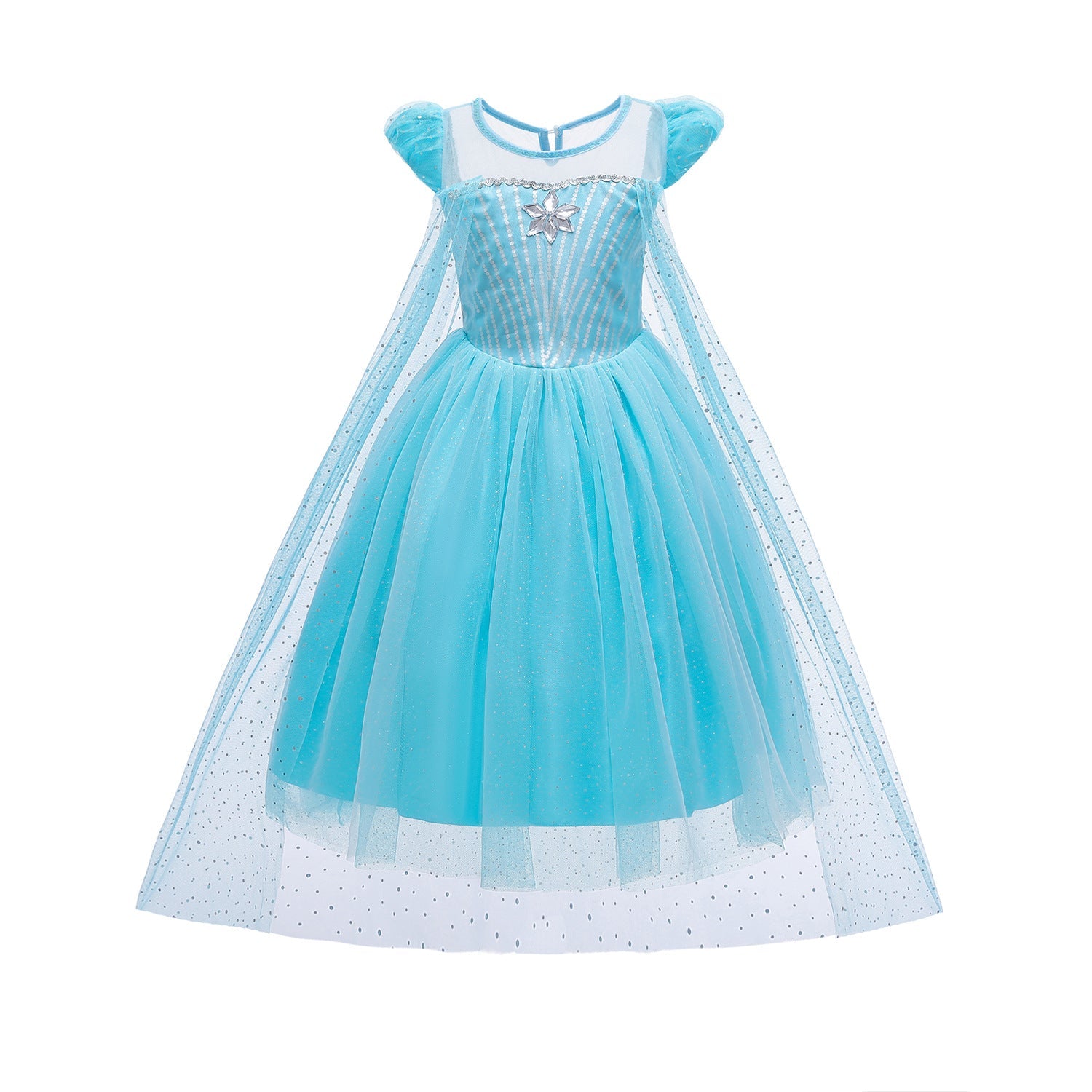 Frozen Princess Elsa Dress Birthday Girl Costume Dresses For Cosplay Party Holiday