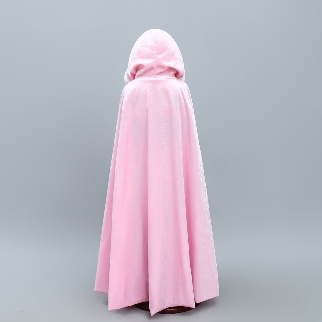 Frozen Princess Cloak Elsa costume Cape for Girl