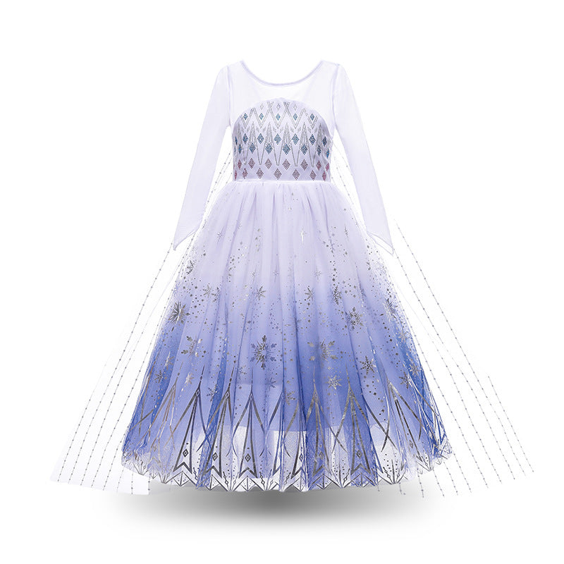 Frozen Princess Elsa Costume Toddler Dresses For Girls