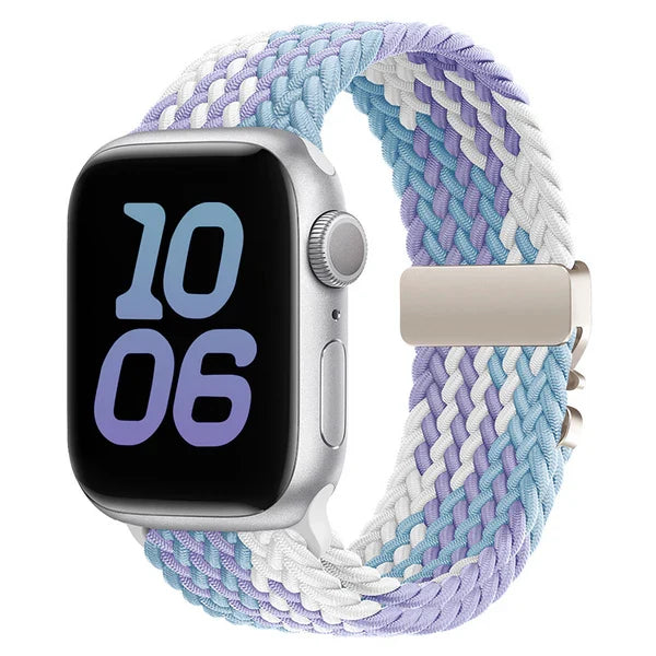 Elastic nylon parachute buckle watch strap